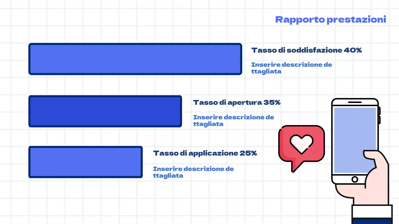 Verbale di riunione di marketing di tendenza in bianco e azzurro