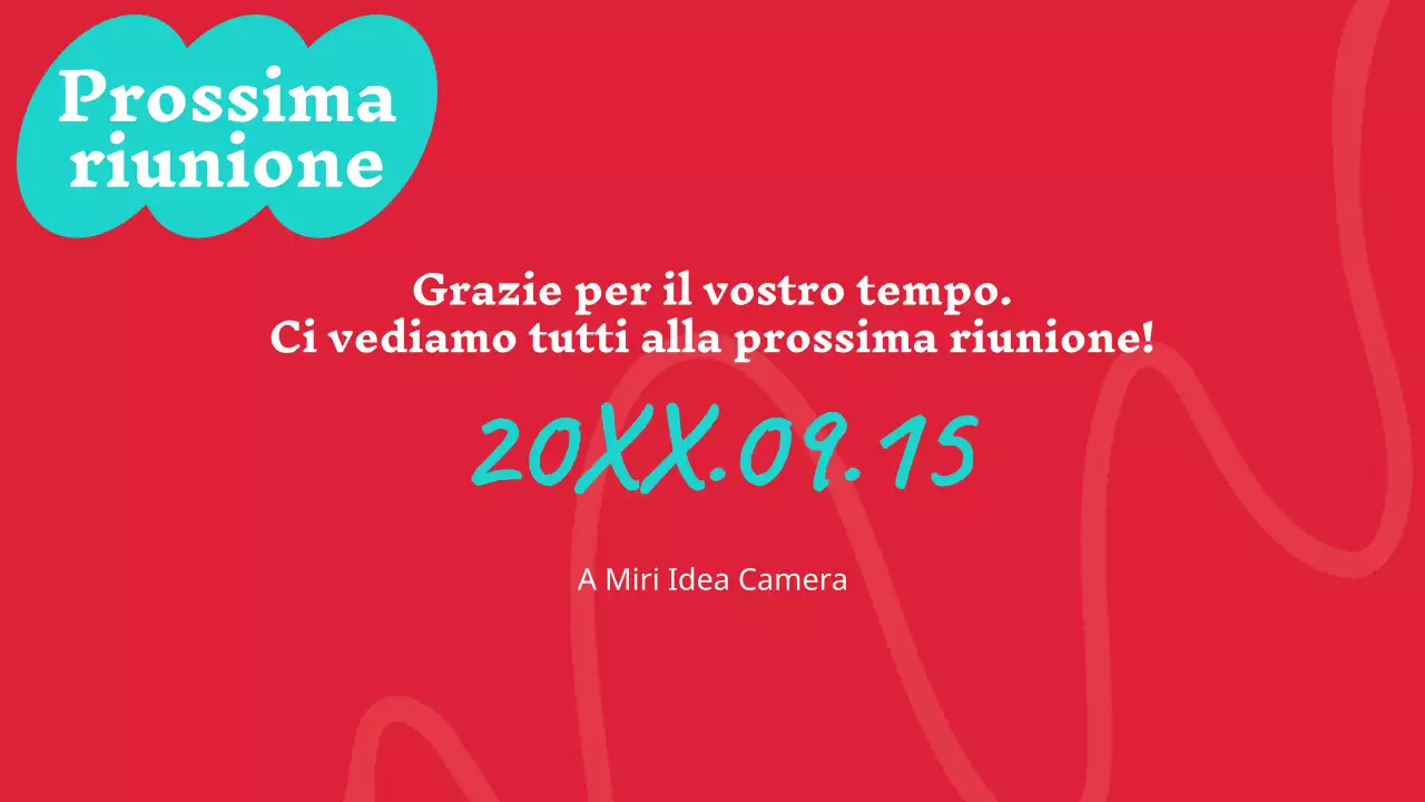 Verbale di marketing di tendenza in rosso e menta