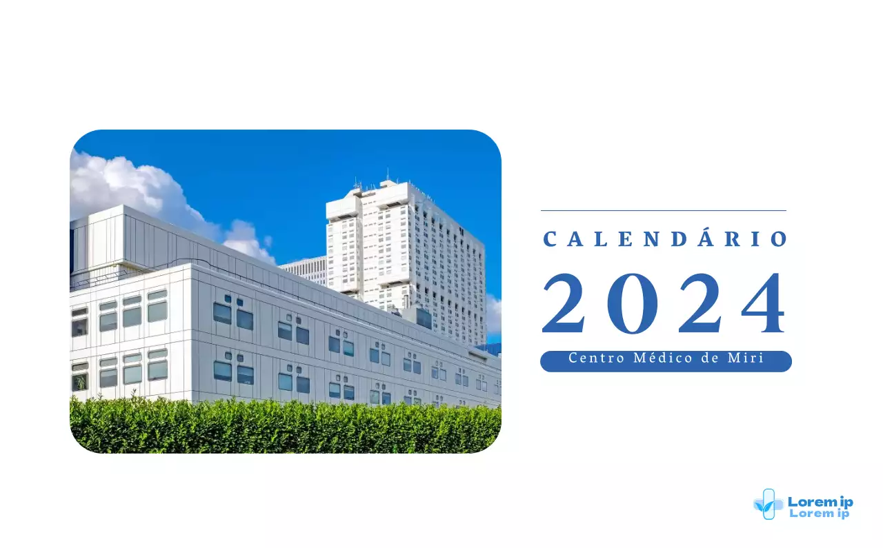 Calendário hospitalar com fotografias de paisagens sazonais