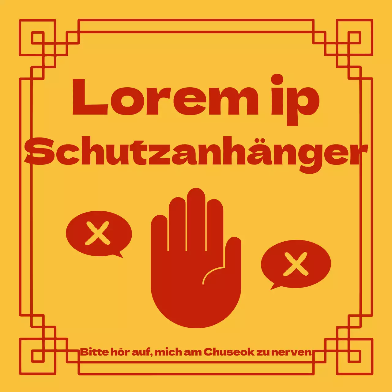 Trendy Obon nagami amulet in rot und gelb @trendytrends