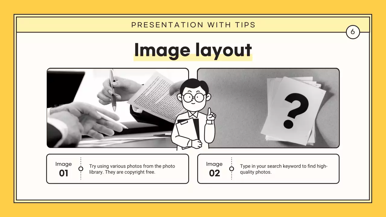 노랑의 심플한 핵심을 담은 제안서