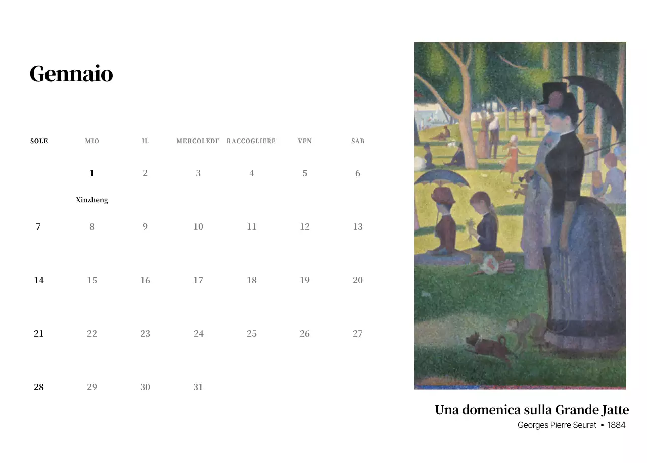 Un capolavoro semplice e classico in nero e grigio