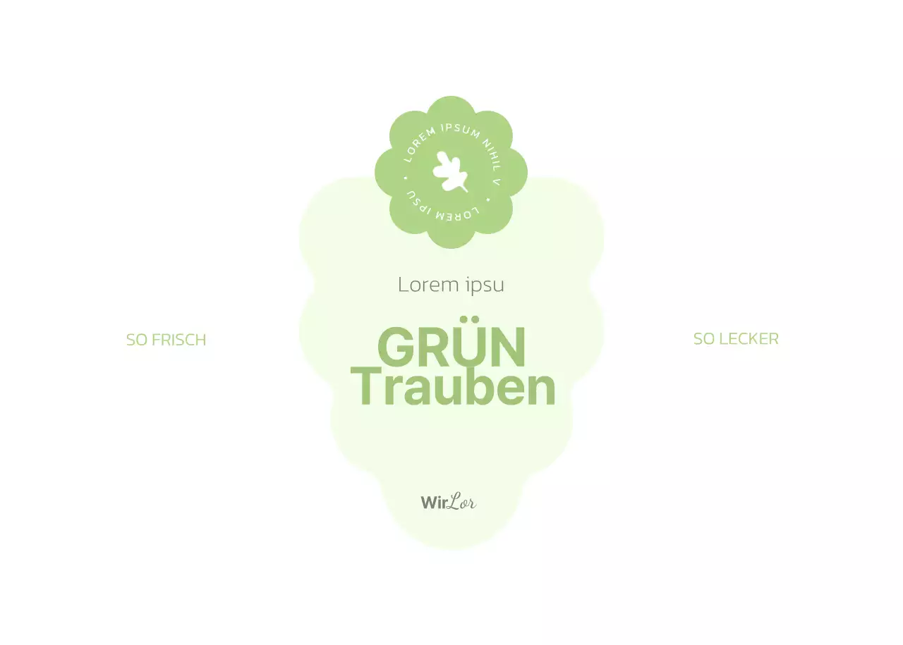 Entwerfen Sie ein pastellfarbenes, hübsches Erdbeertrauben-Packungsetikett