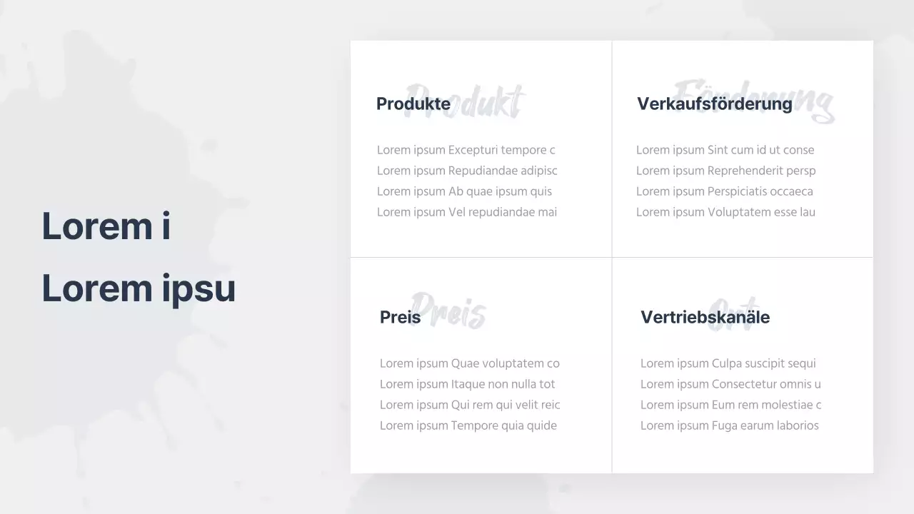 Ein moderner Marktforschungsbericht über marineblaue Akzente