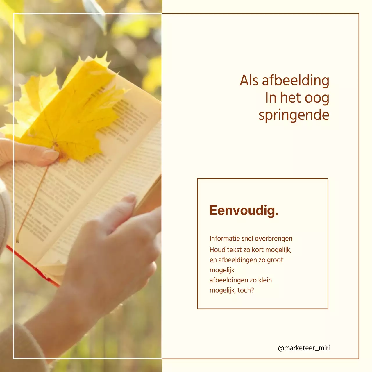 Een handleiding voor het ontwerpen van een warme en eenvoudige marketingsjabloon in bruin en wit