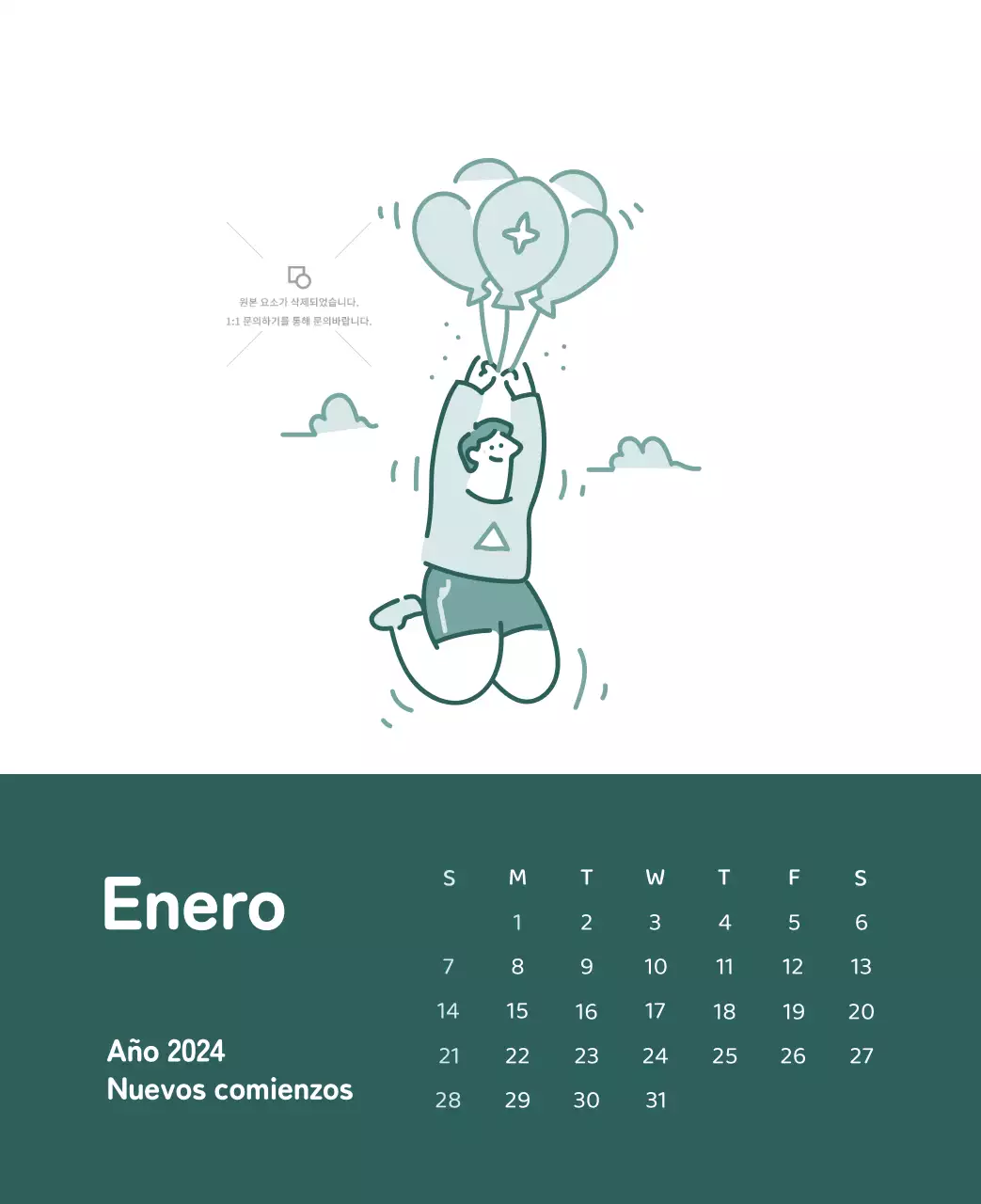 Un calendario con ilustraciones llenas de color y emoción
