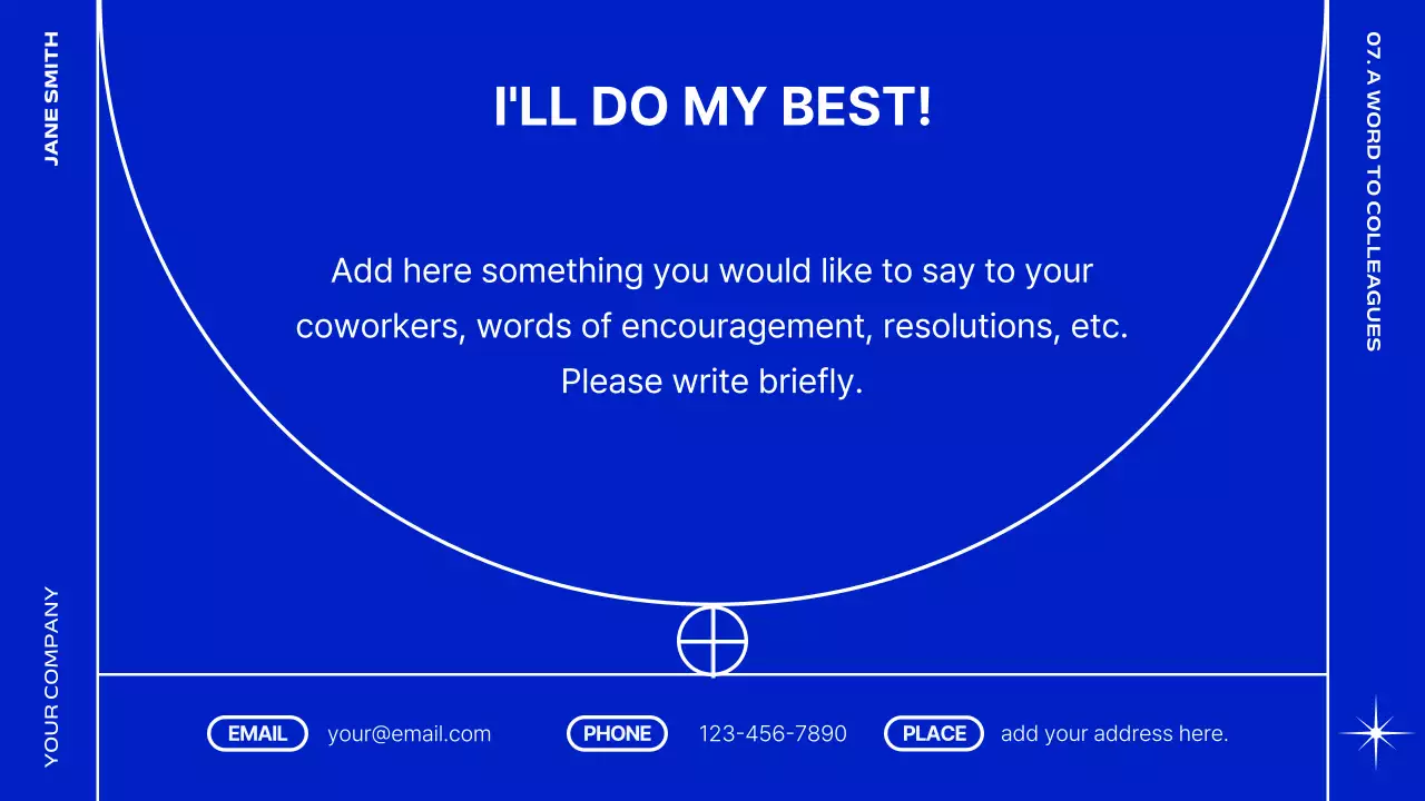 블루 모던 직원 소개 프레젠테이션