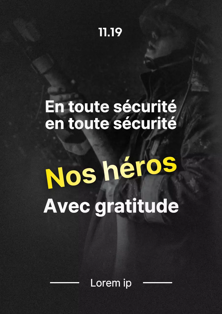 Promouvoir l'appréciation des pompiers modernes en noir et jaune