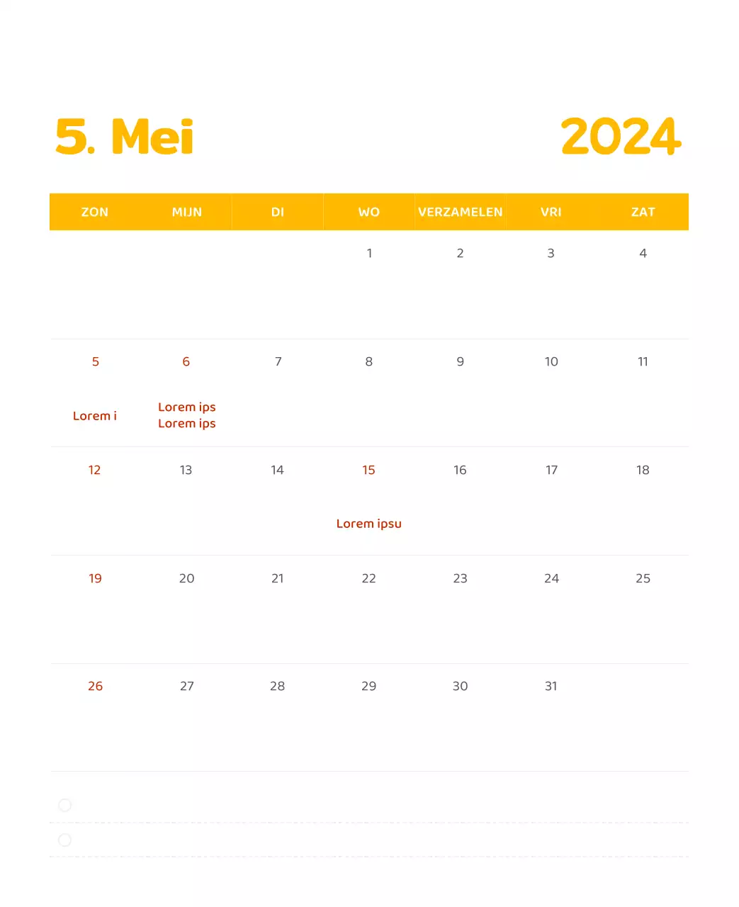 Een kalender met kleurrijke, emotionele illustraties
