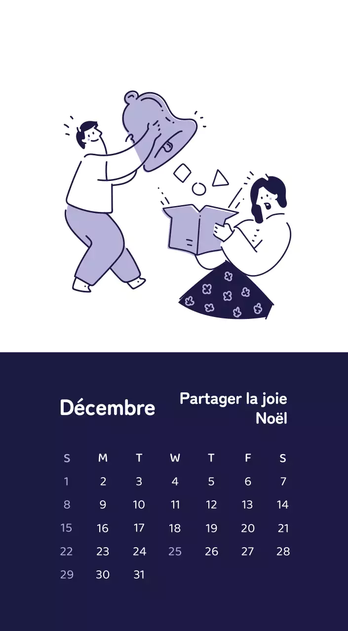 Un calendrier aux illustrations colorées et émouvantes