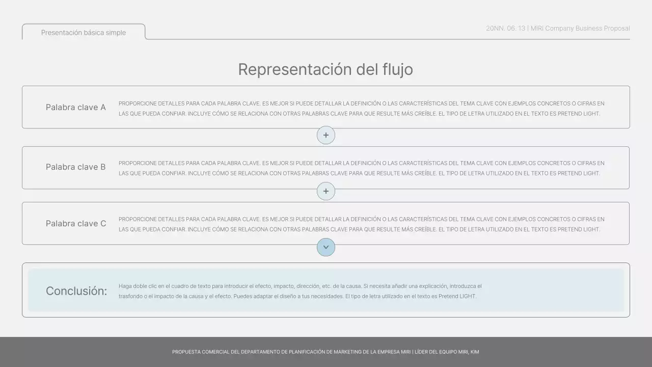 Informe básico sencillo en azul claro y verde claro