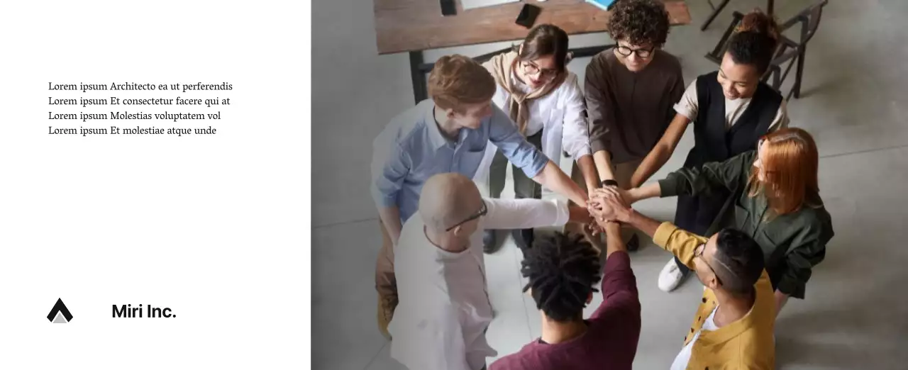 Ein einfacher Unternehmenskalender in Grau