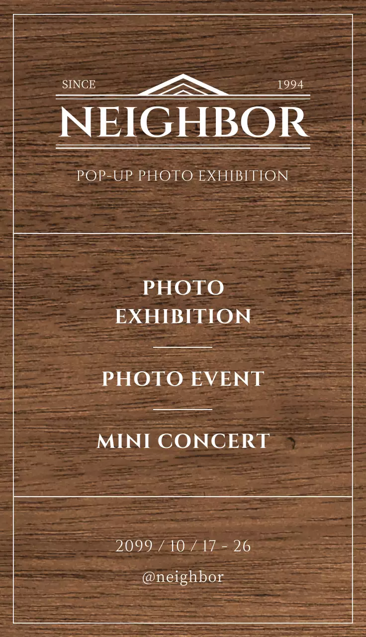 흰색의 사회복지기업 팝업 사진전 길 안내 홍보 입간판