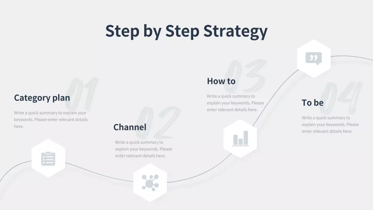Navy Professional E-Commerce Report Presentation