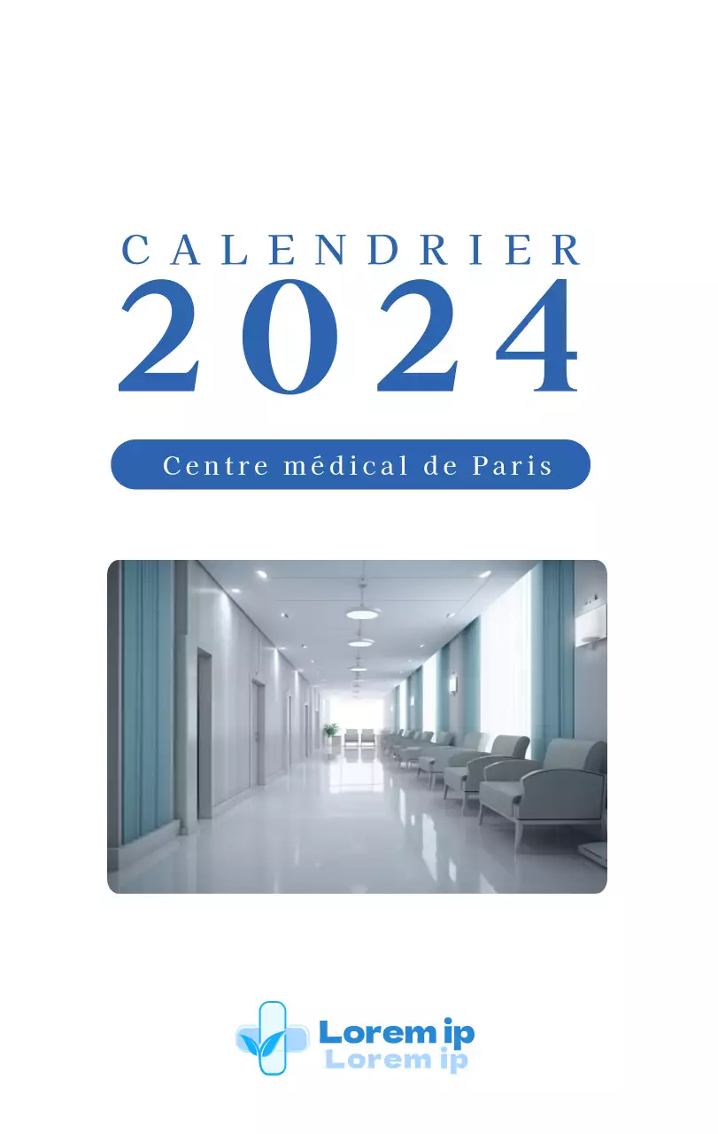 Calendrier hospitalier avec photos de paysages saisonniers