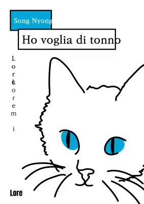 Copertina semplice di un libro di saggi fotografici in blu e nero