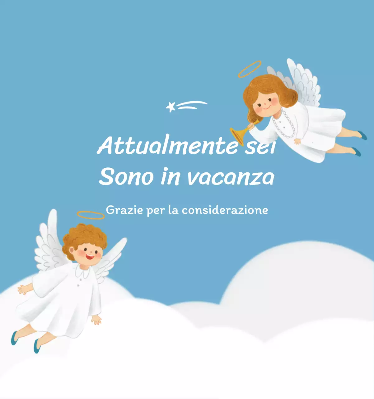 Un calendario devozionale con illustrazioni accoglienti e versetti della Bibbia su uno sfondo blu chiaro