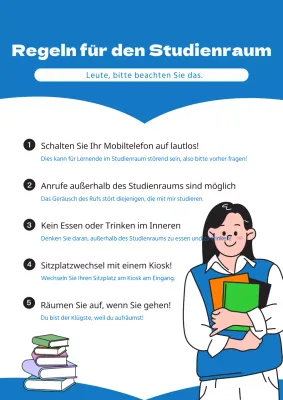 Blue's einfache Richtlinien für Arbeitszimmer