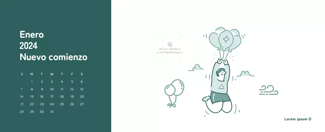 Un calendario con ilustraciones llenas de color y emoción