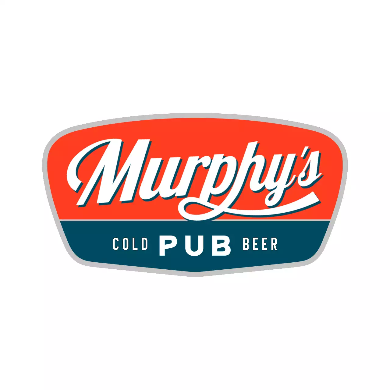 레트로한 미국감성의 비어 펍 매장 포인트 간판