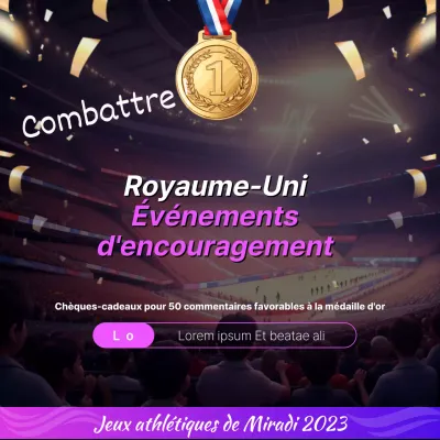 Faites la promotion de votre événement avec un pompon de luxe violet