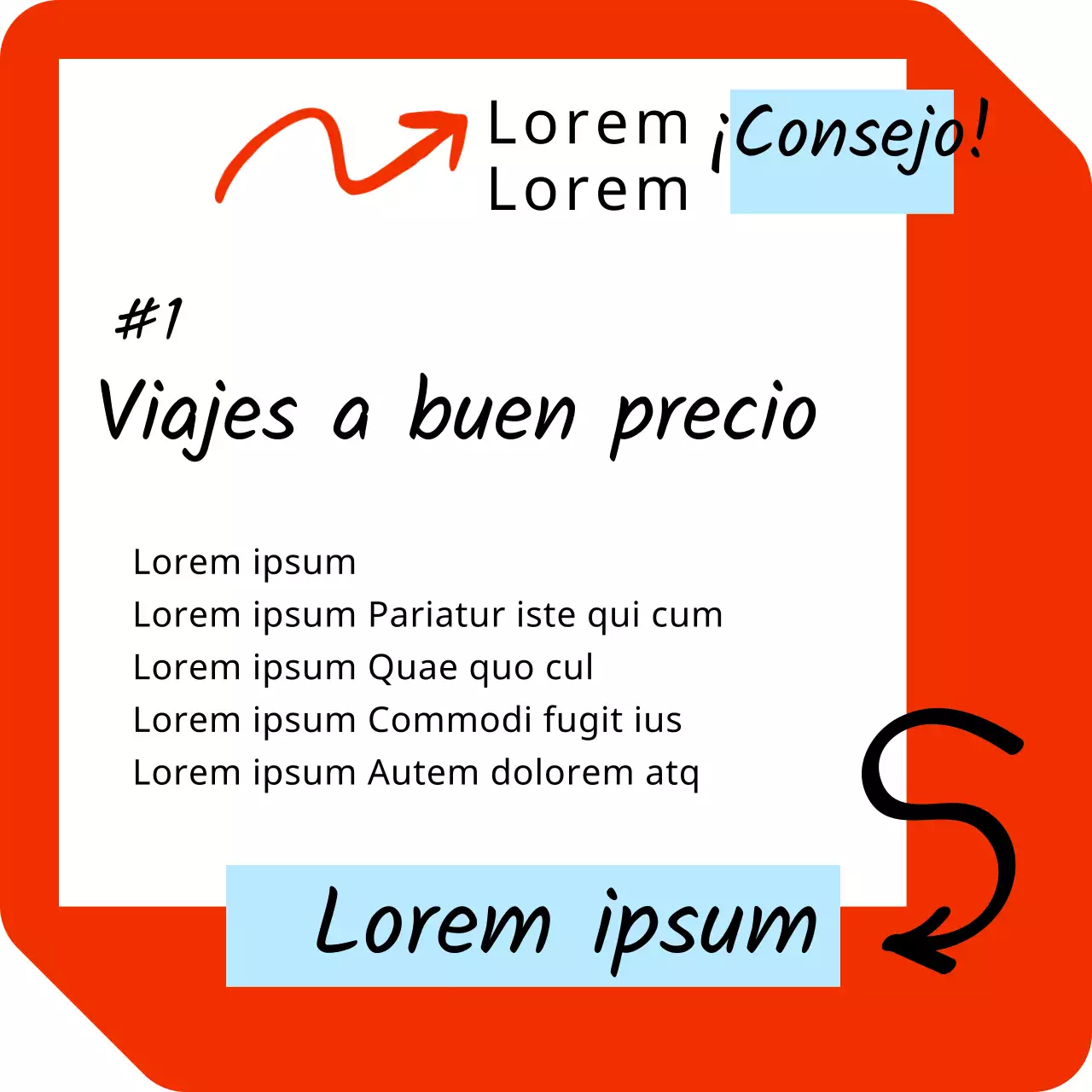 Promoción de viajes japonesa en rojo