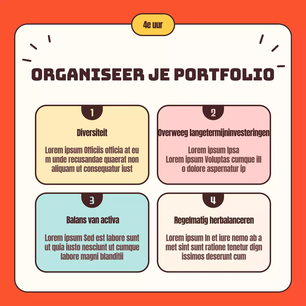 Een eenvoudige beginnersgids voor aandelen in oranje en geel