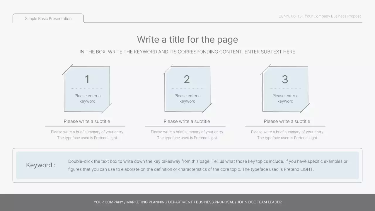 White Simple Design Presentation