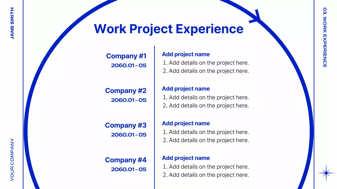 블루 모던 직원 소개 프레젠테이션