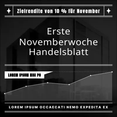 Einfacher schwarz-weißer Lagerbericht