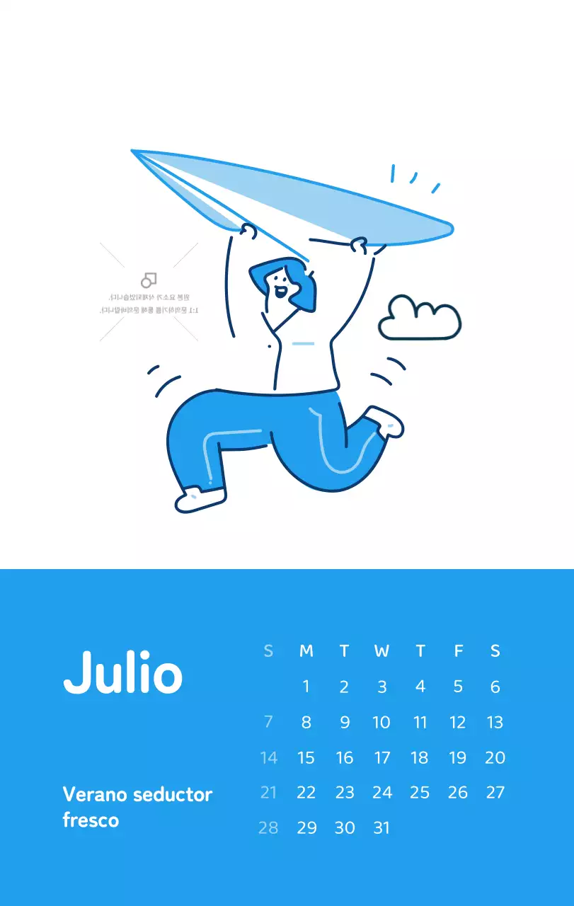 Un calendario con ilustraciones llenas de color y emoción