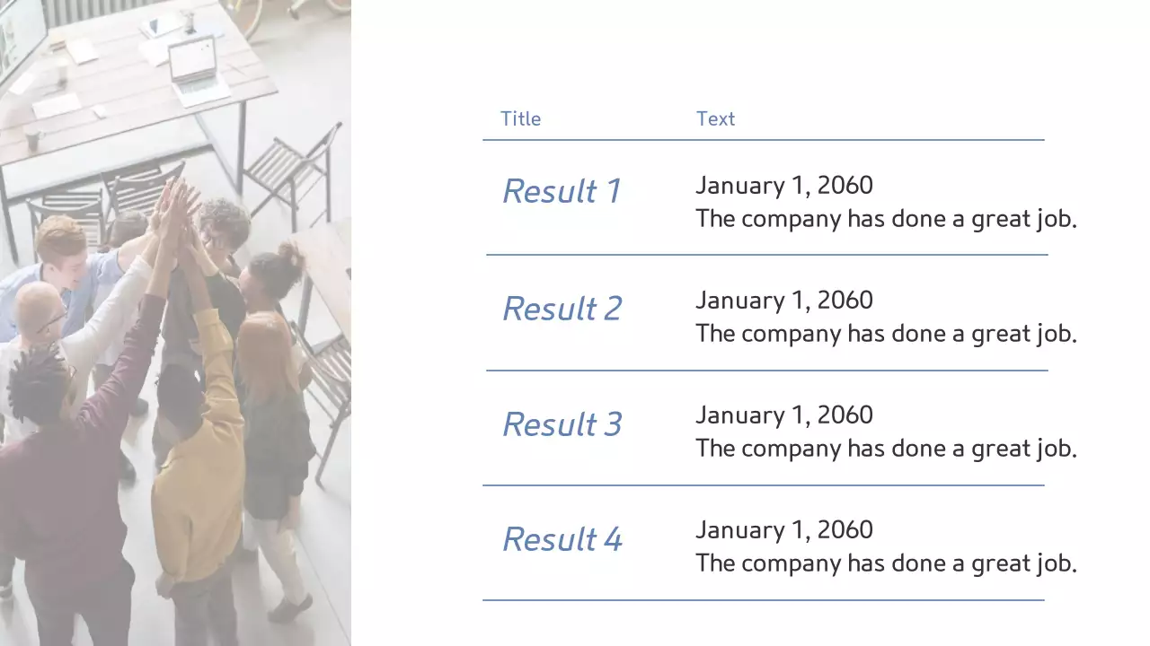 블루 프로페셔널 비즈니스 프레젠테이션