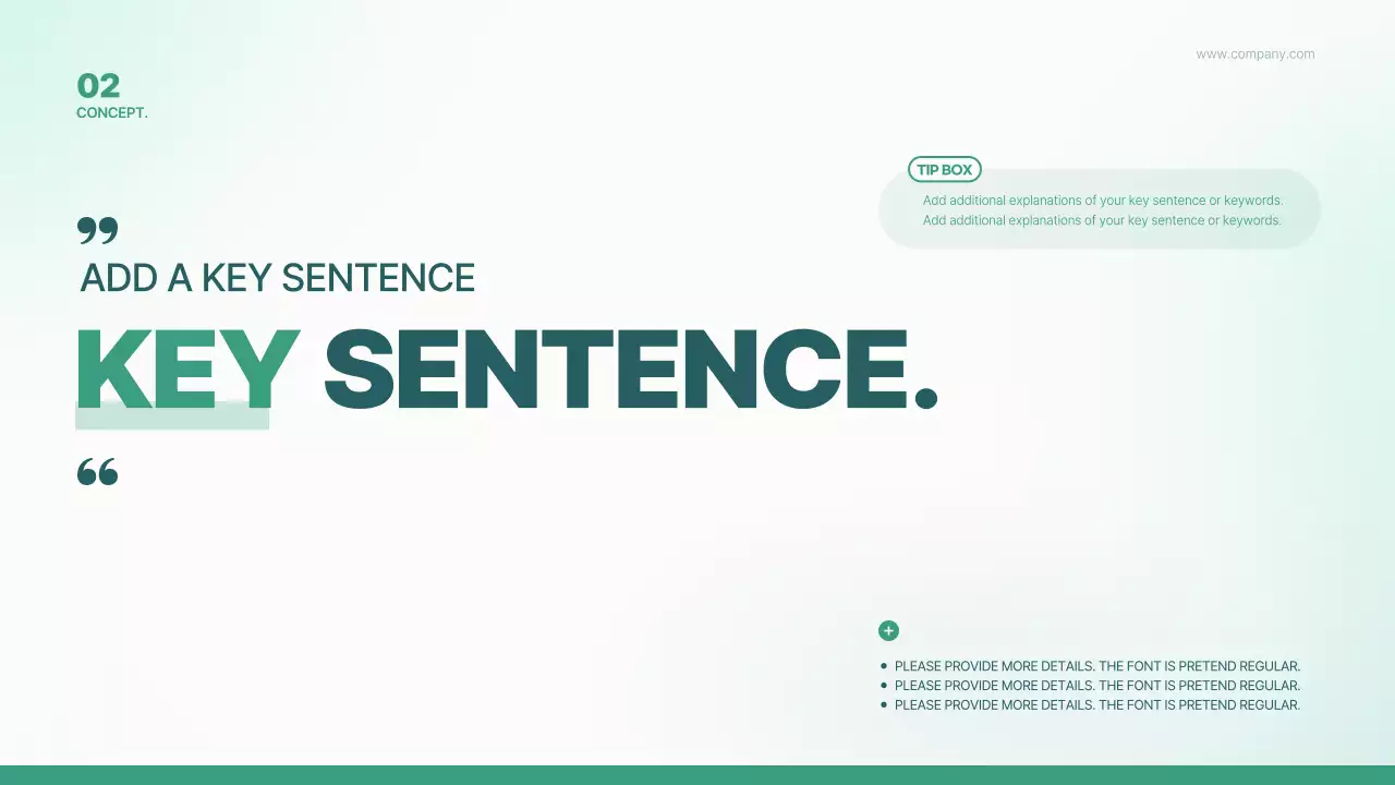 그린 모던 가이드 프레젠테이션