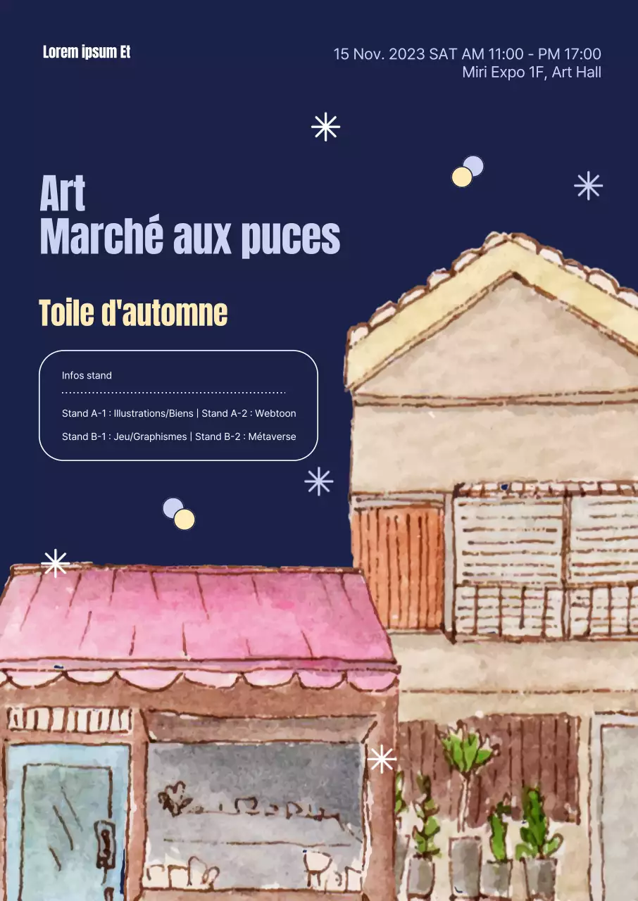 Promouvoir votre marché aux puces d'automne avec un concept émotionnel
