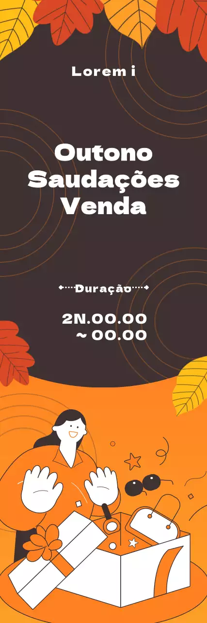 Um guia para os saldos de outono com um toque acolhedor de laranja e castanho
