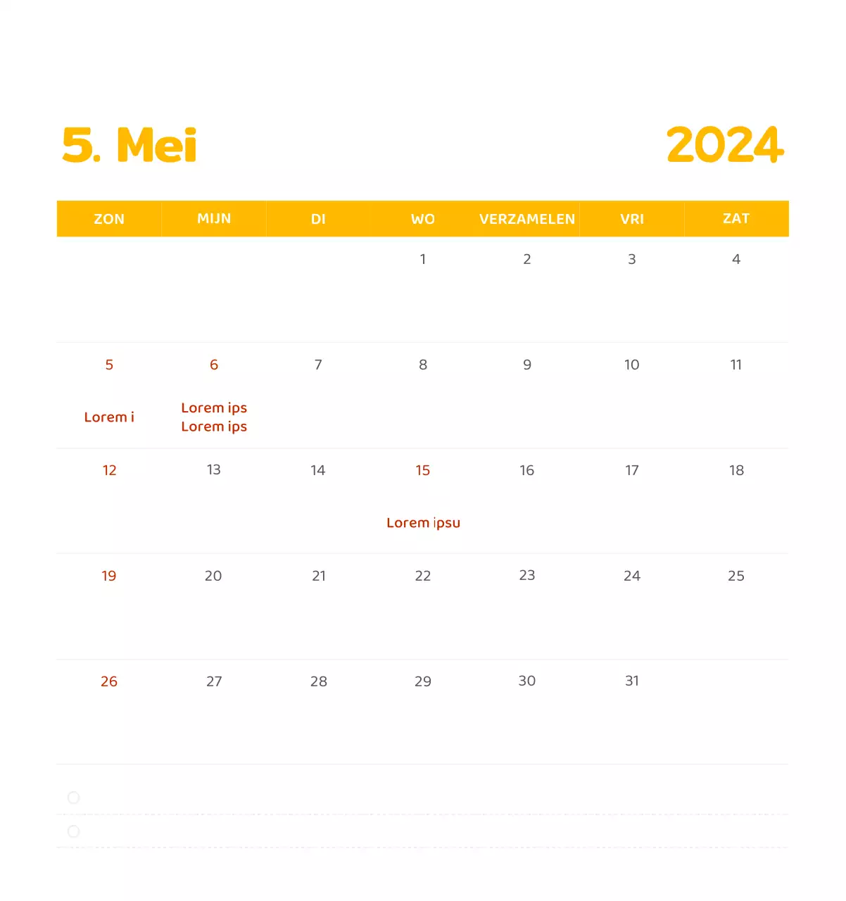 Een kalender met kleurrijke, emotionele illustraties