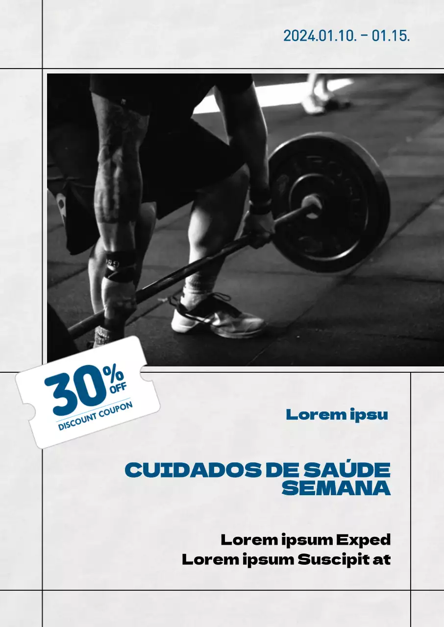 Ofertas de ginásio com um toque chique
