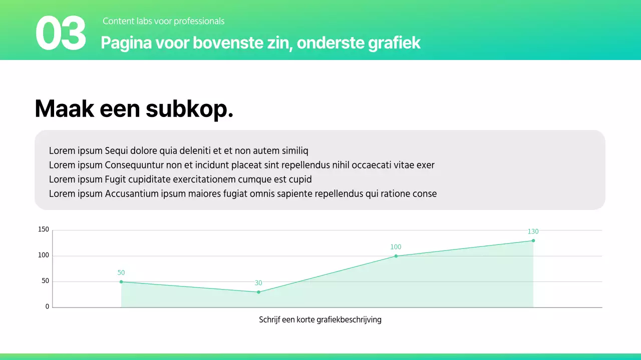 Een verscheidenheid aan lay-out rapporten in een trendy mint en beige kleurenschema