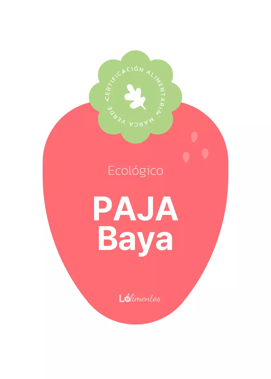 Diseñe una bonita etiqueta de envase de fresa y uva en tonos pastel