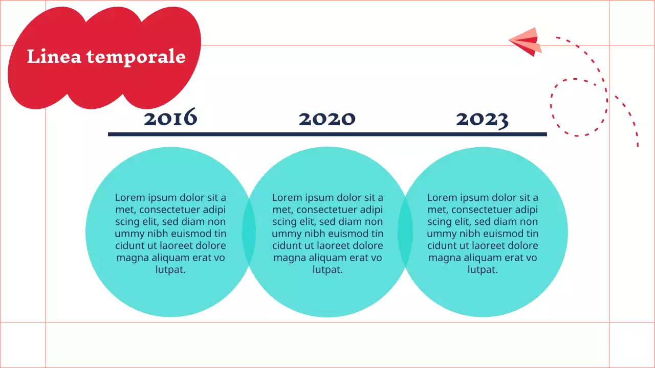 Verbale di marketing di tendenza in rosso e menta