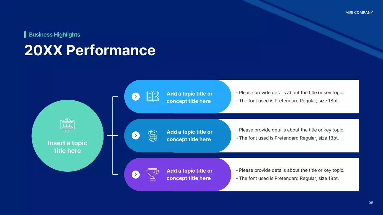 Blue Modern Business Report Presentation