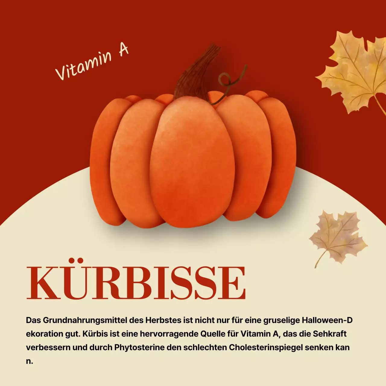 Förderung einfacher, saisonaler Früchte in Rot