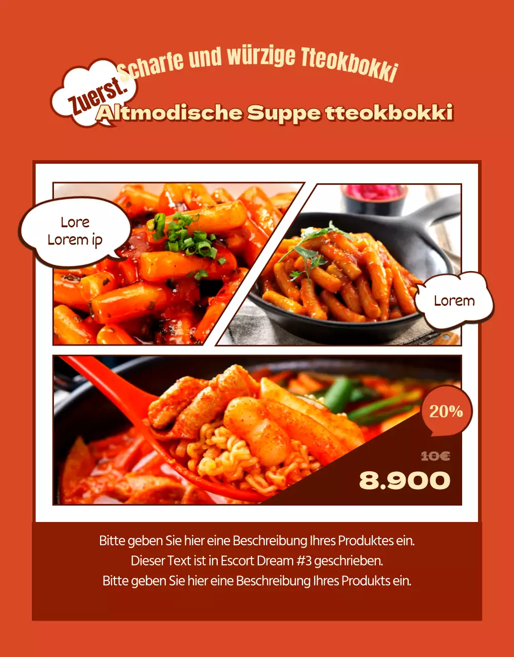 Fördern Sie einen roten Retro-Look