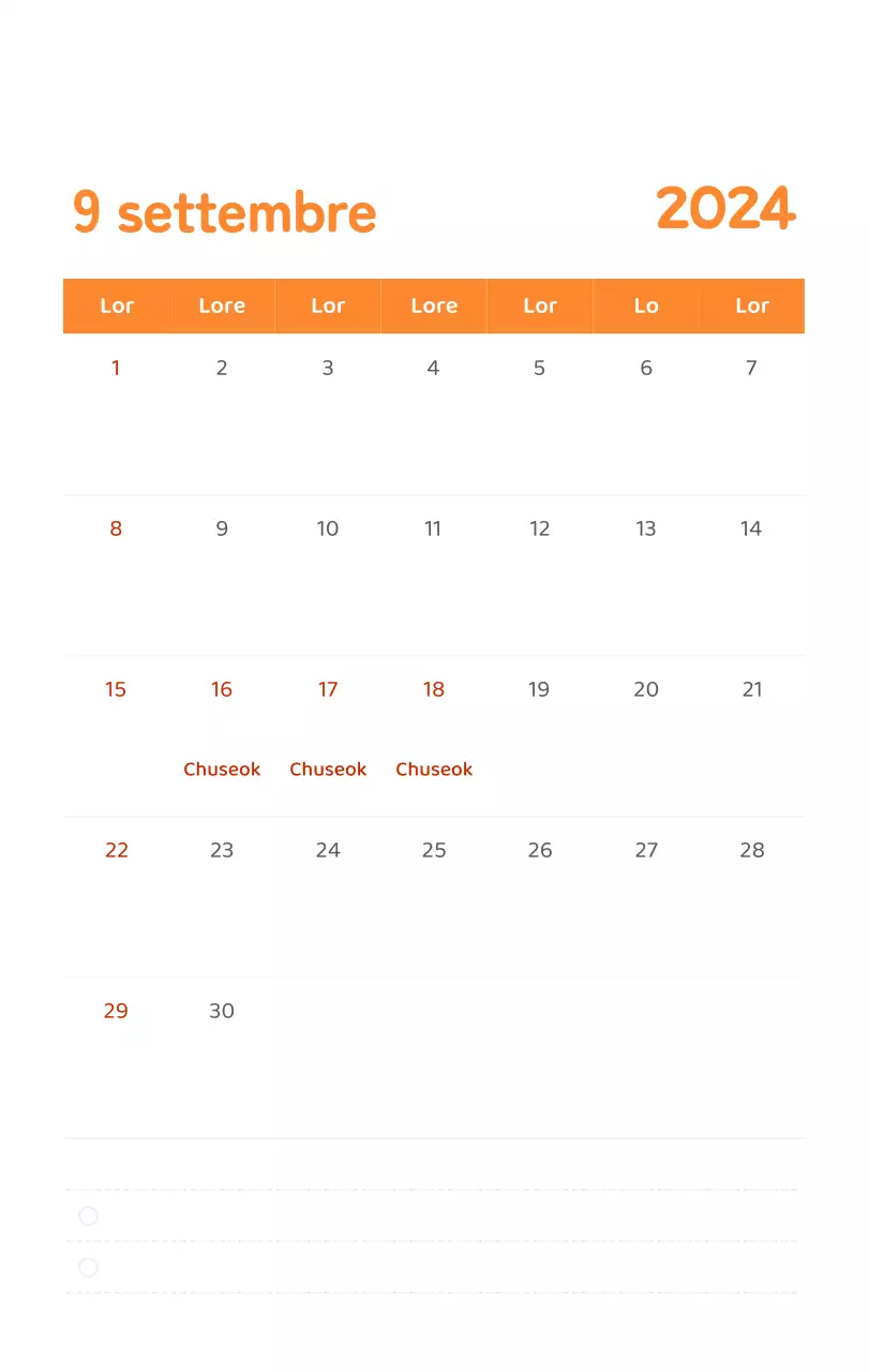 Un calendario con illustrazioni colorate ed emozionali