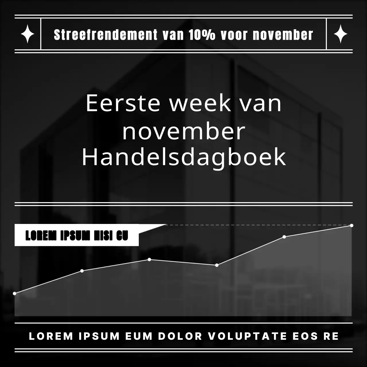 Eenvoudig zwart-wit tijdschriftverslag