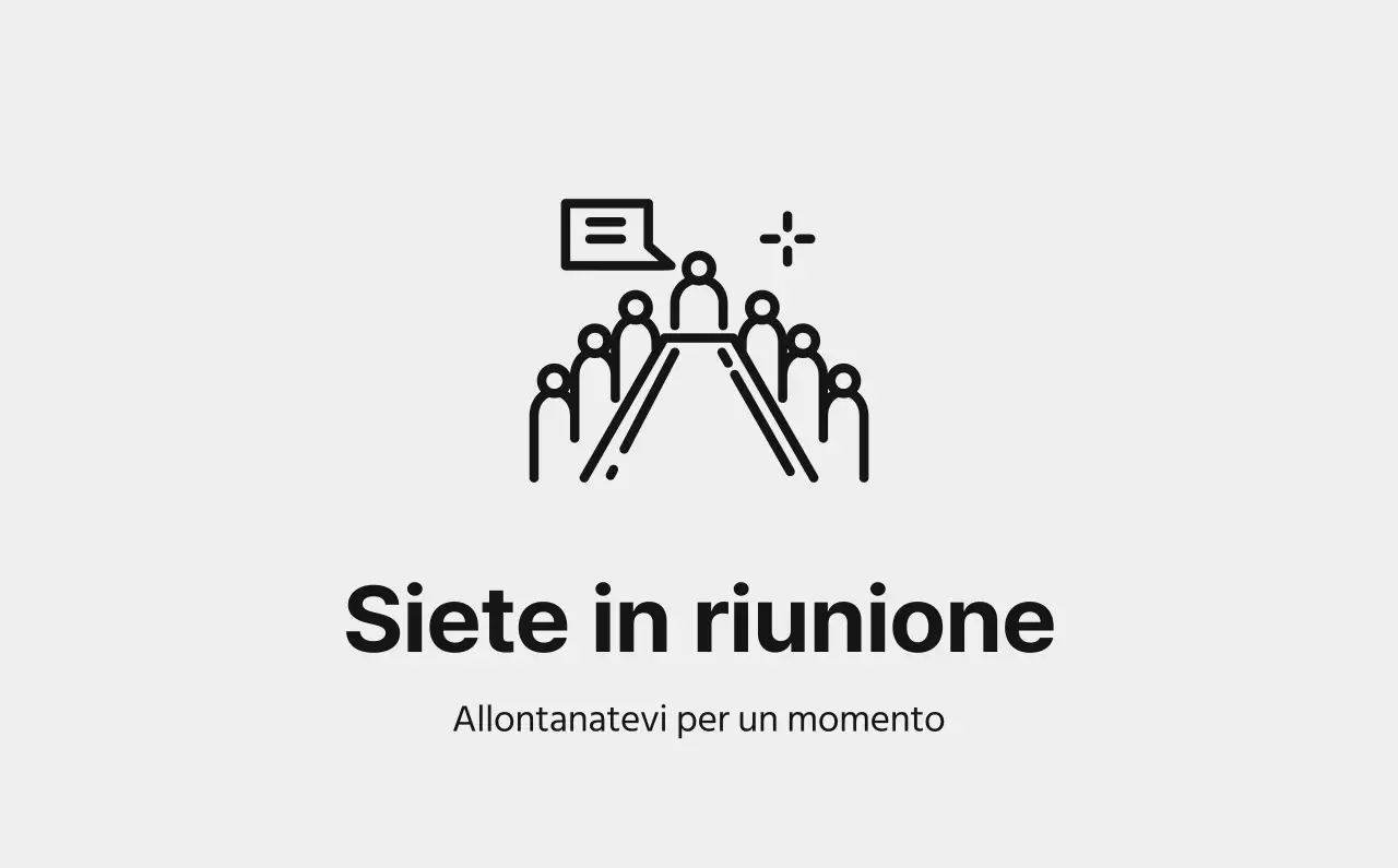 Un semplice calendario aziendale in grigio