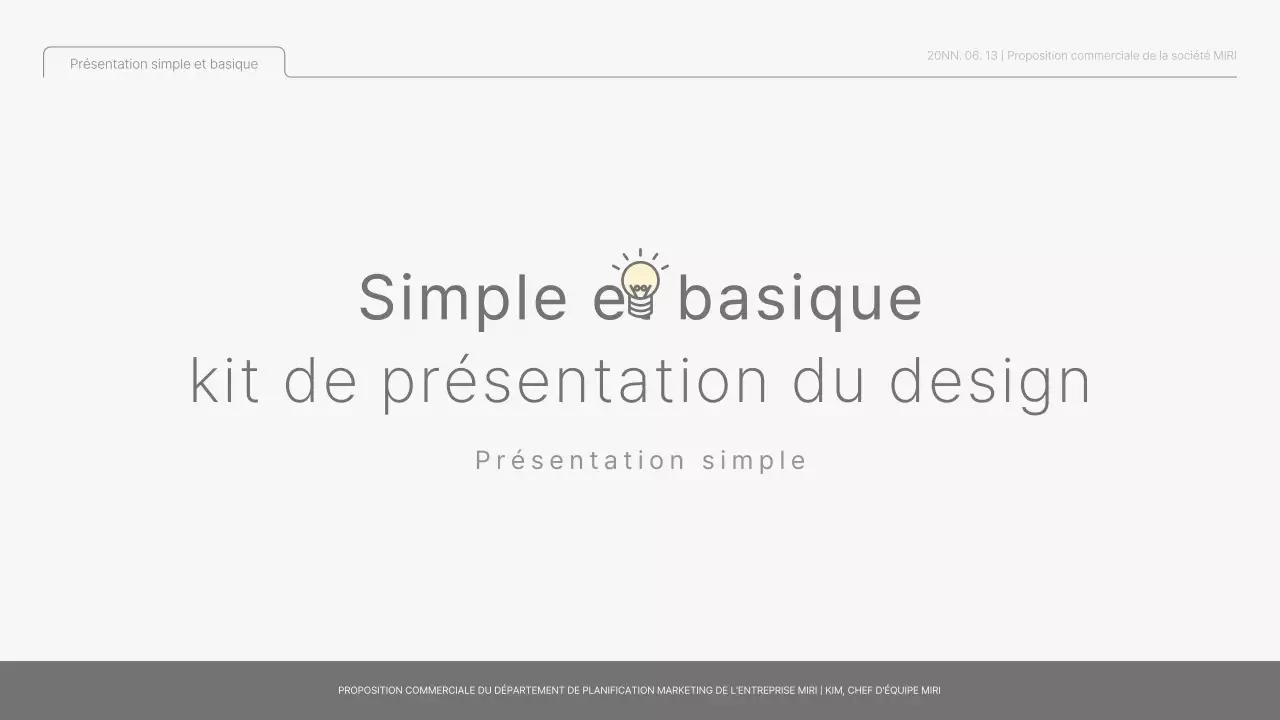 Rapport de base simple en bleu clair et vert clair