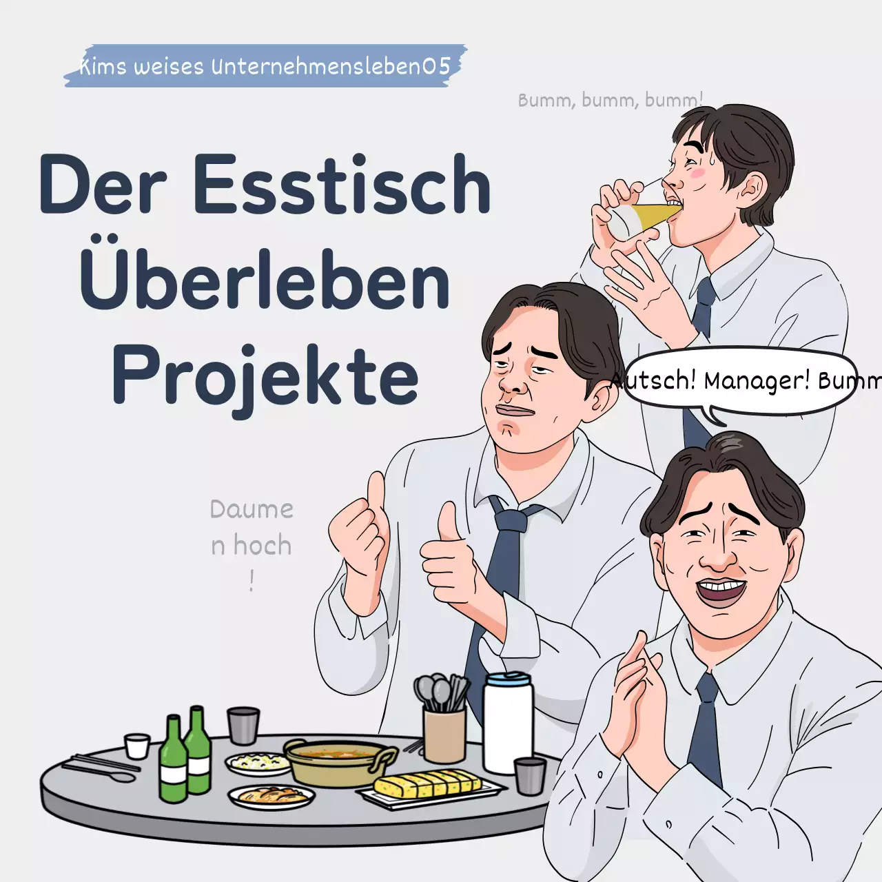 Graue, von Gags inspirierte Arbeitsplatztipps Post