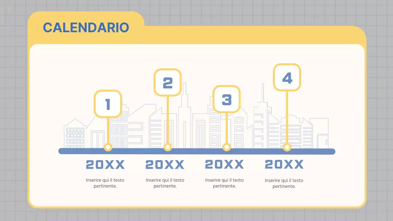 Verbale di riunione di marketing moderno in azzurro e giallo