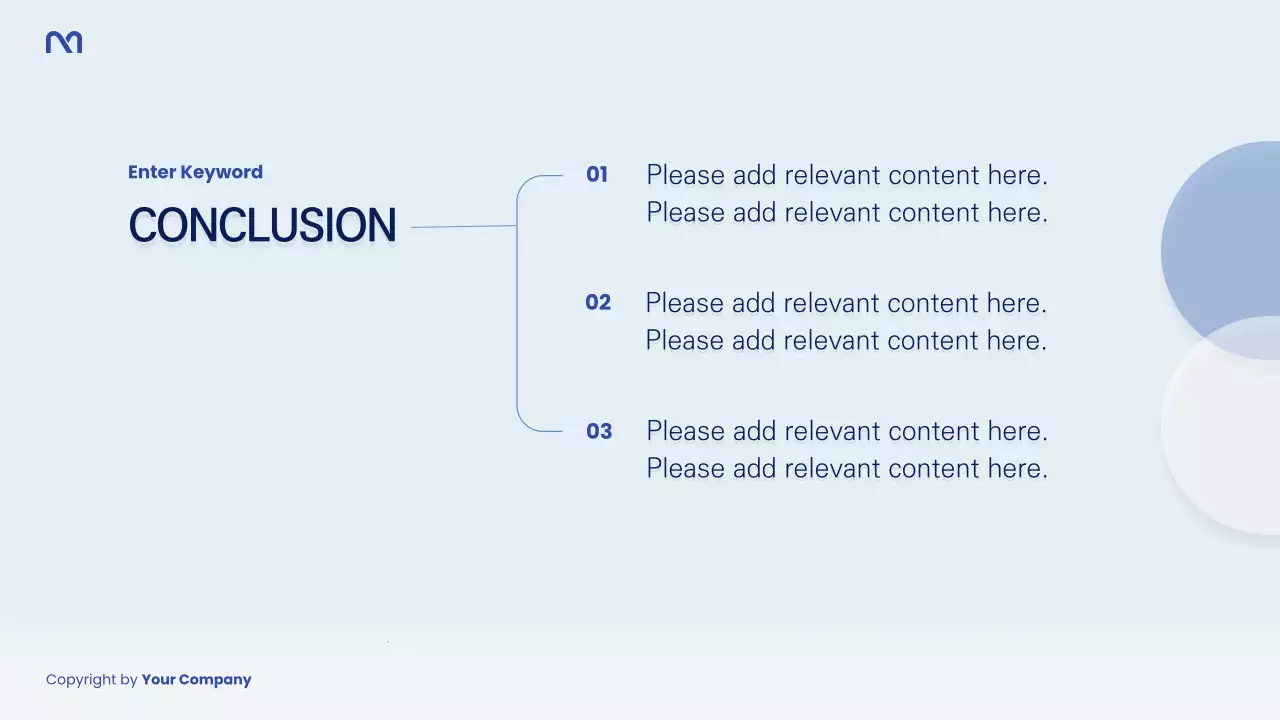 파랑과 남색의 심플한 시장조사 보고서